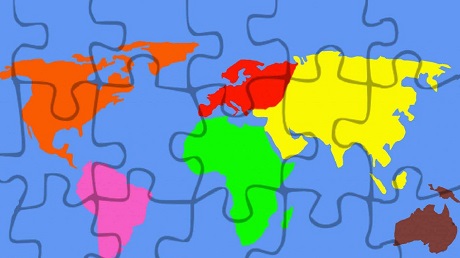 §1, с. 9. Пазли «Материки і океани»