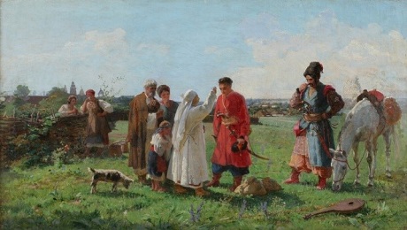 Волинський хор. В суботу пізненько…
